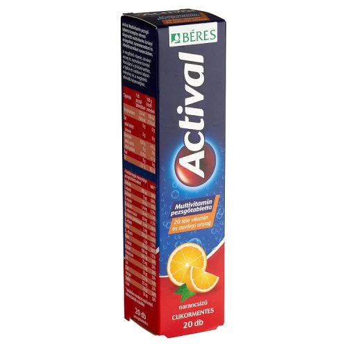 Actival Multivitamin pezsgőtabletta narancs 20 db - Image 3