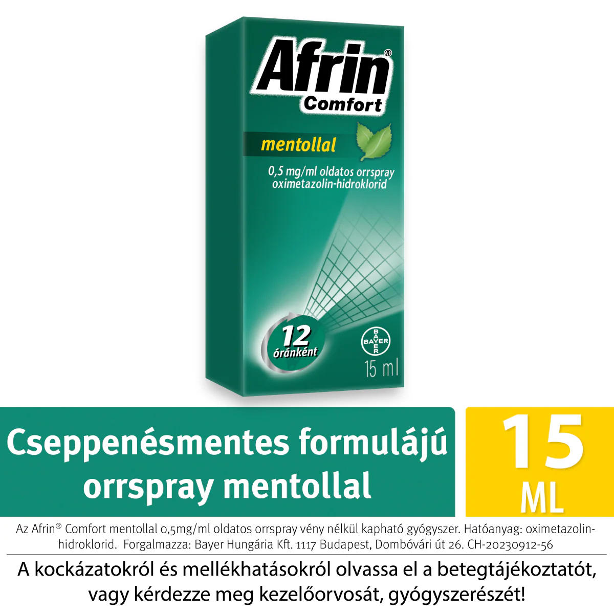Afrin Comfort mentollal orrspray 15 ml - Image 10