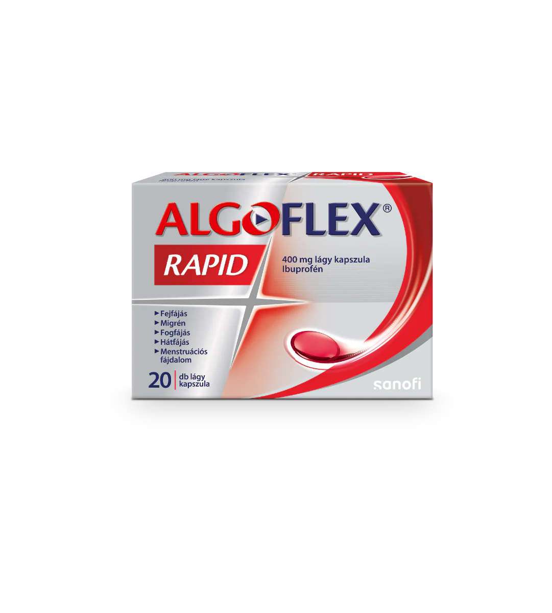 Algoflex Rapid 400 mg kapszula 20 db