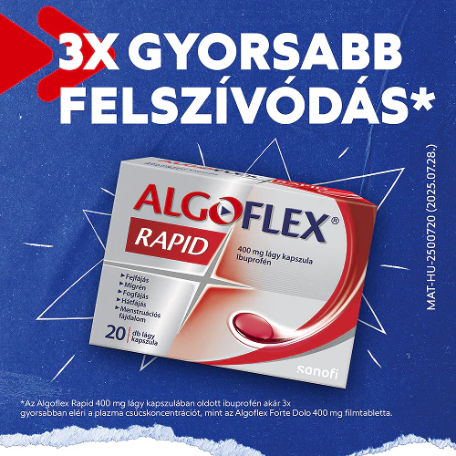 Algoflex Rapid 400 mg kapszula 20 db - Image 2