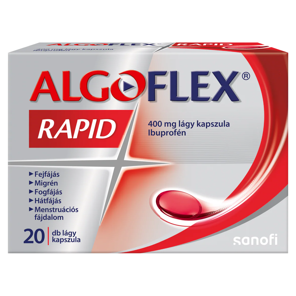 Algoflex Rapid 400 mg kapszula 20 db - Image 8