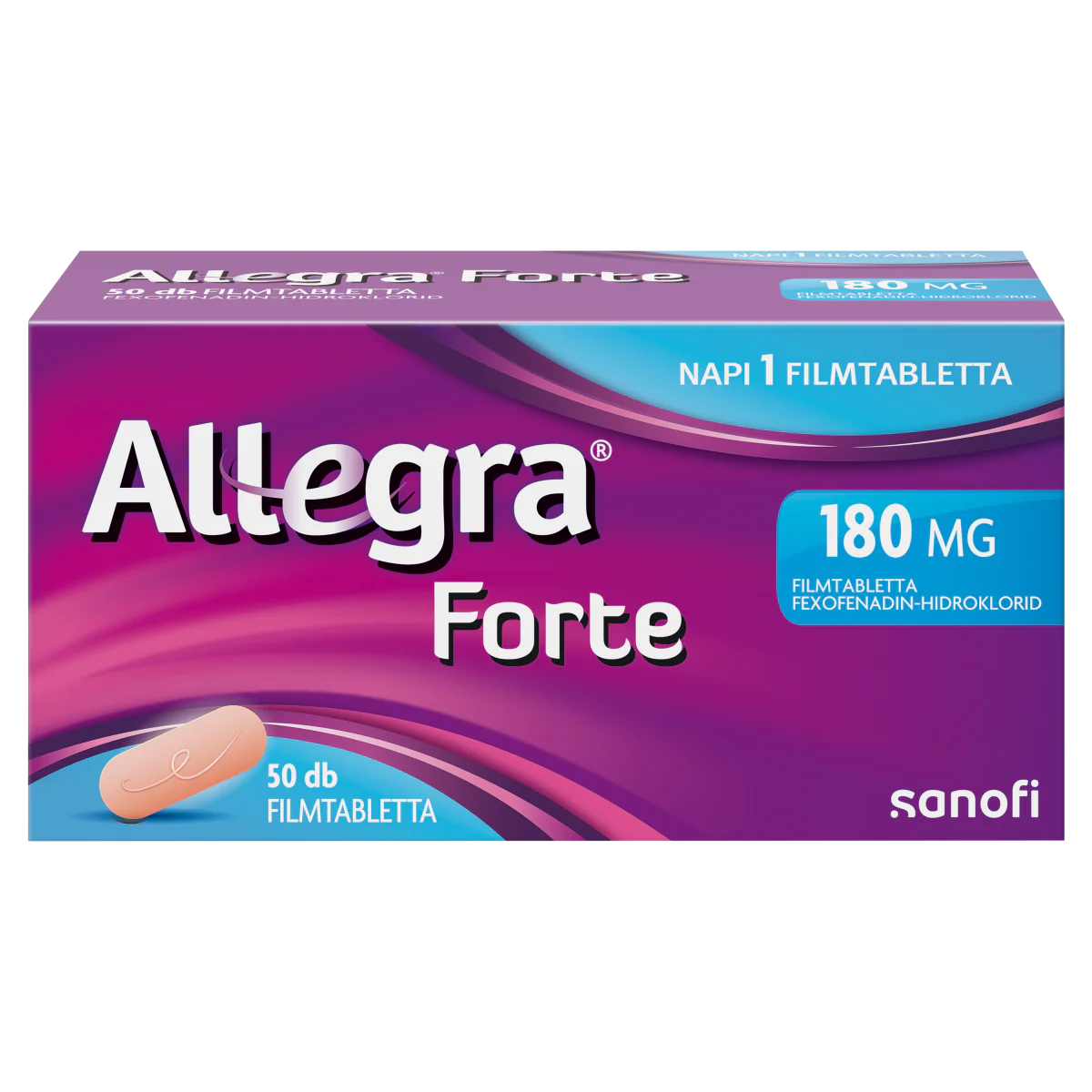 Allegra Forte 180 mg filmtabletta 50 db - Image 7