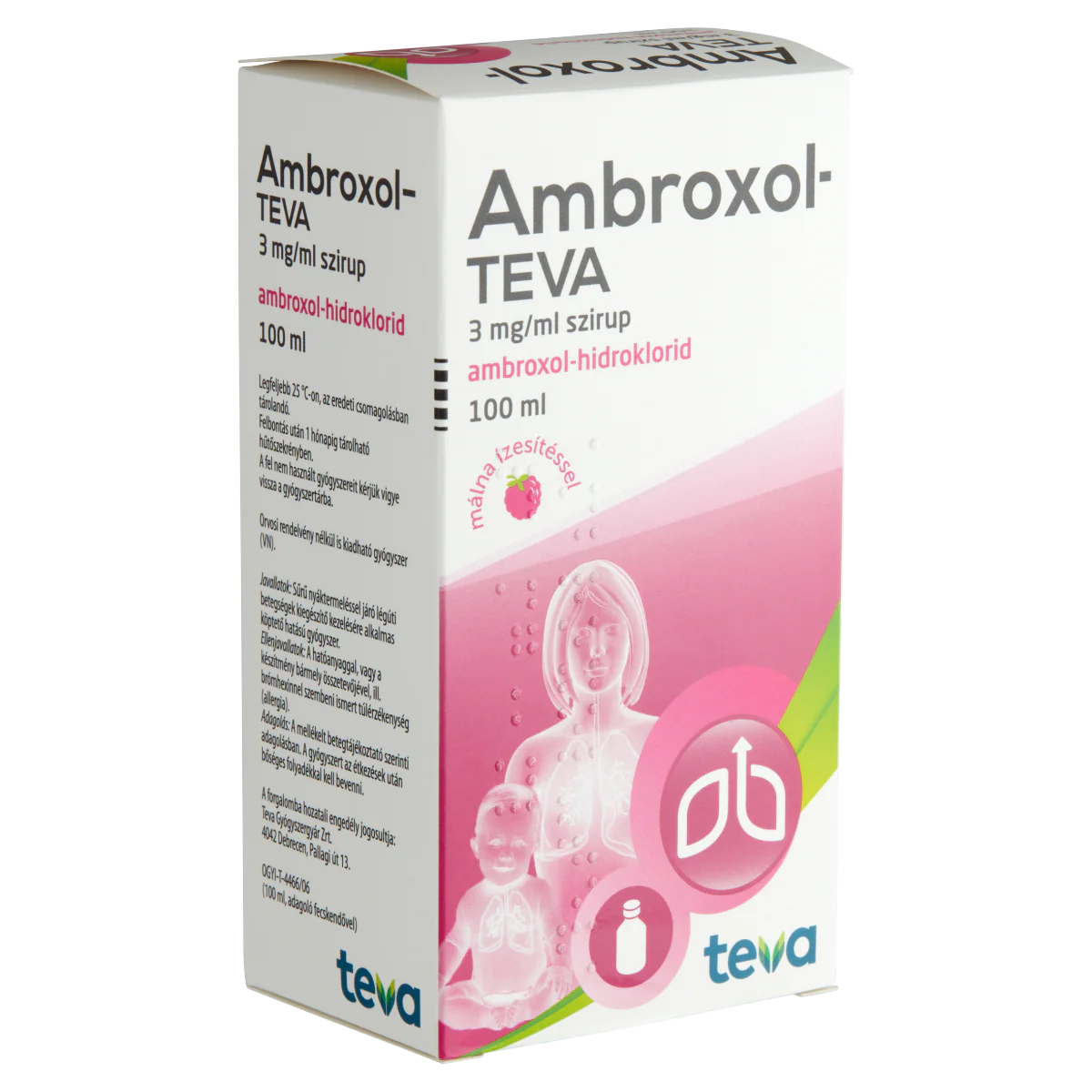 Ambroxol-TEVA 3 mg/ml szirup + szájfecskendő 100ml - Image 8