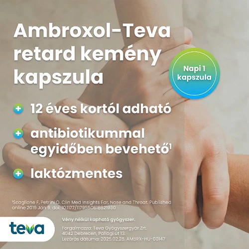 Ambroxol-Teva 75 mg retard kemény kapszula 10x - Image 3