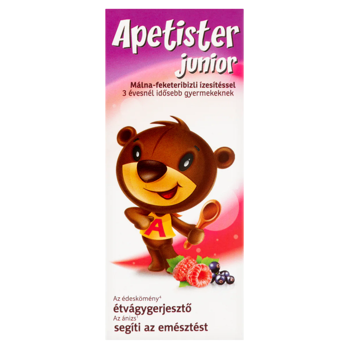 Apetister Junior oldat málna-feketeribizli 100ml - Image 4