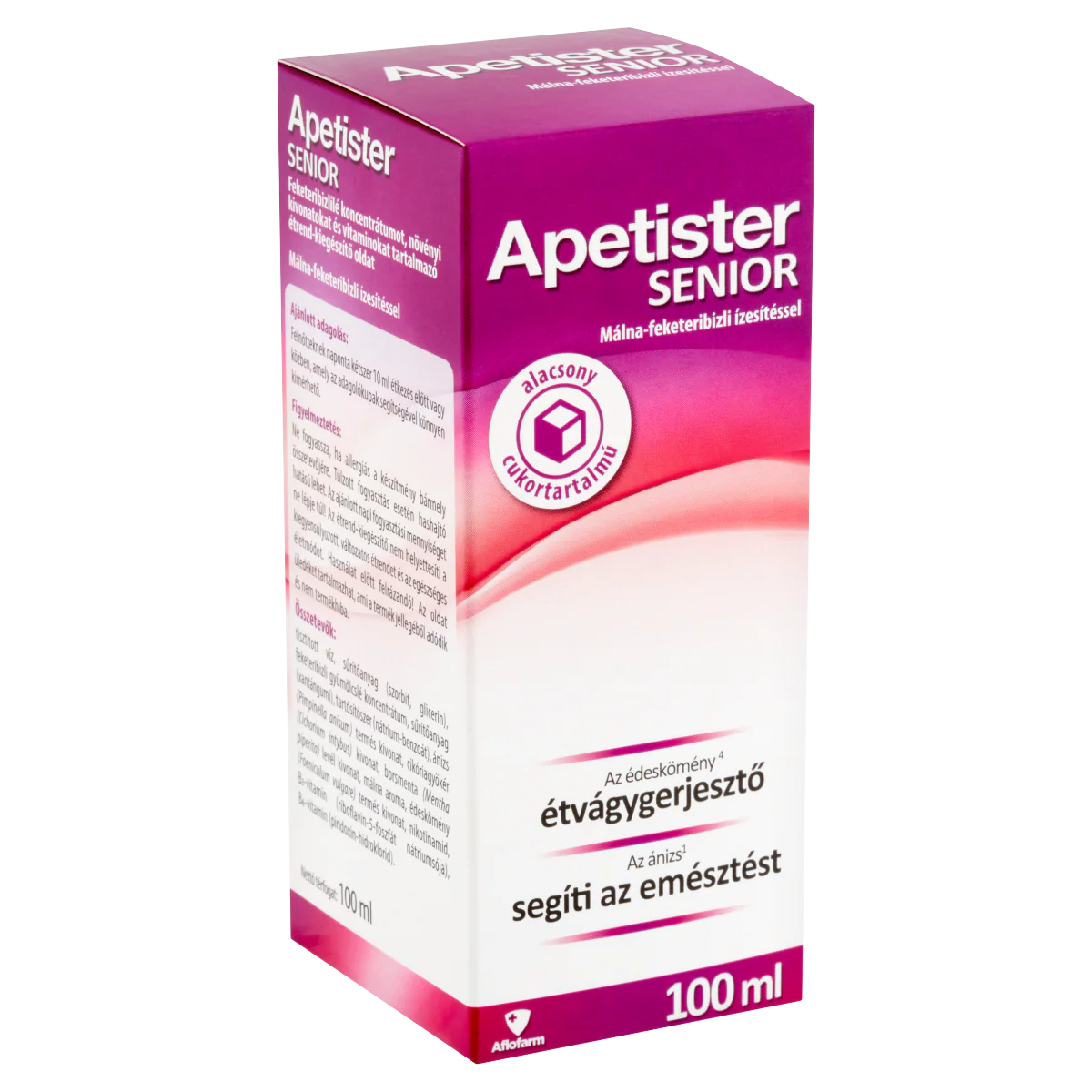 Apetister Senior oldat málna-feketeribizli 100ml - Image 4