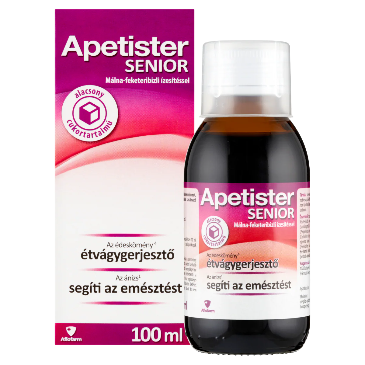 Apetister Senior oldat málna-feketeribizli 100ml - Image 5