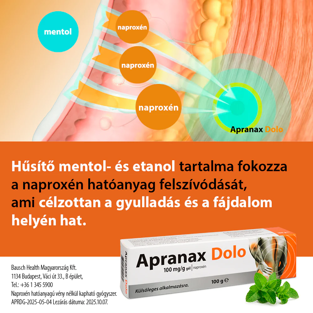 Apranax Dolo 100 mg/g gél 100g - Image 8