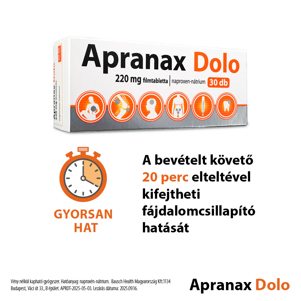 Apranax Dolo 220mg filmtabletta 30 db - Image 9