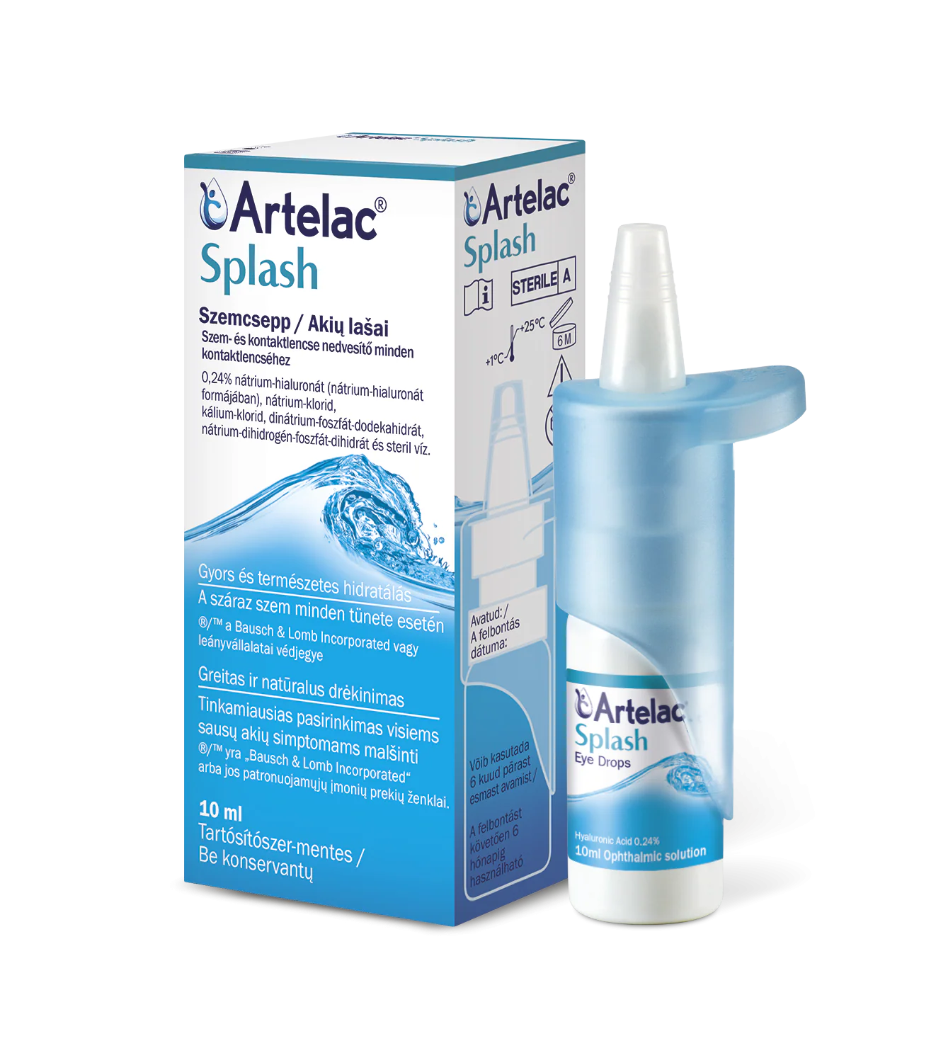 Artelac Splash szemcsepp 10ml - Image 2