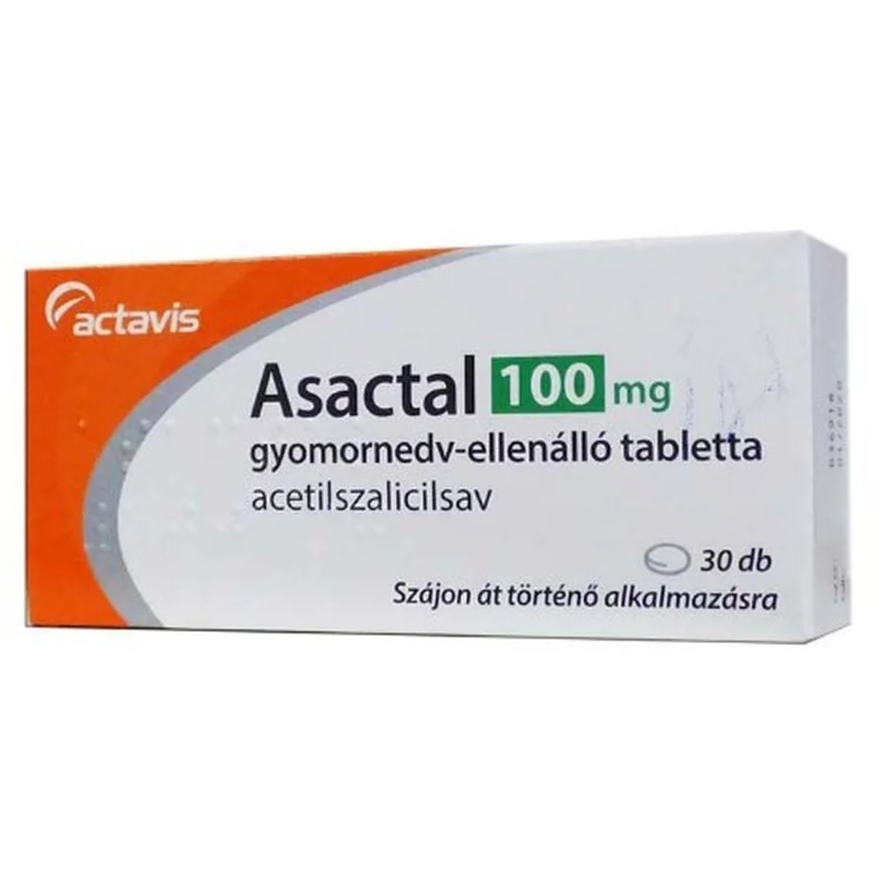 Asactal 100 mg gyomornedv-ellenálló tabletta 30 db - Image 3