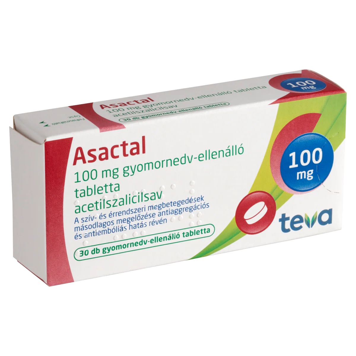 Asactal 100 mg gyomornedv-ellenálló tabletta 30 db - Image 6