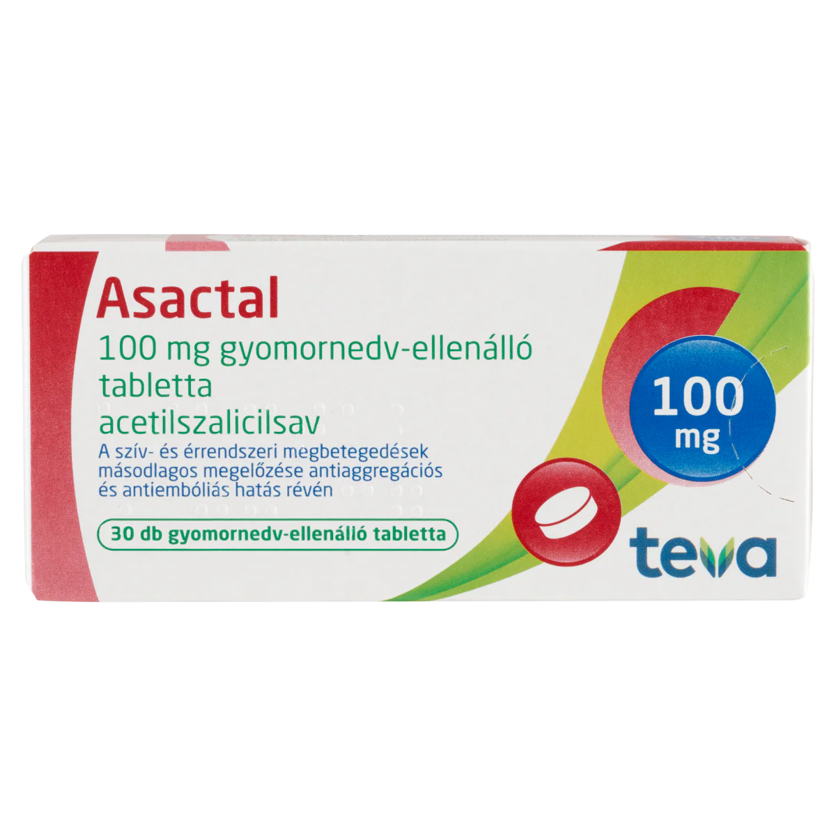 Asactal 100 mg gyomornedv-ellenálló tabletta 30 db - Image 7