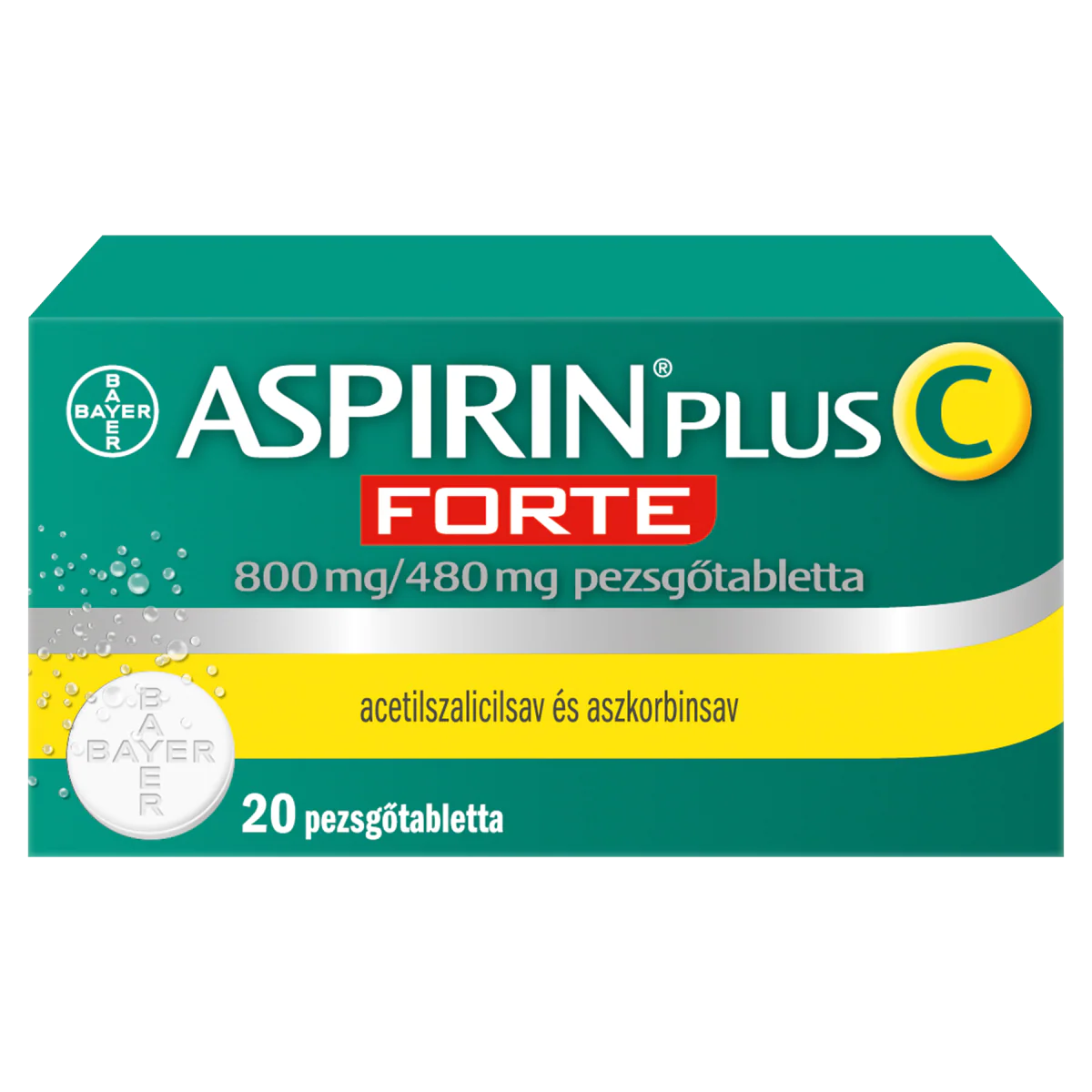 Aspirin Plus C FORTE pezsgőtabletta 20 db - Image 8