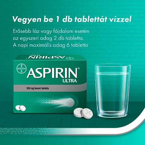Aspirin Ultra 500 mg bevont tabletta 20 db - Image 6