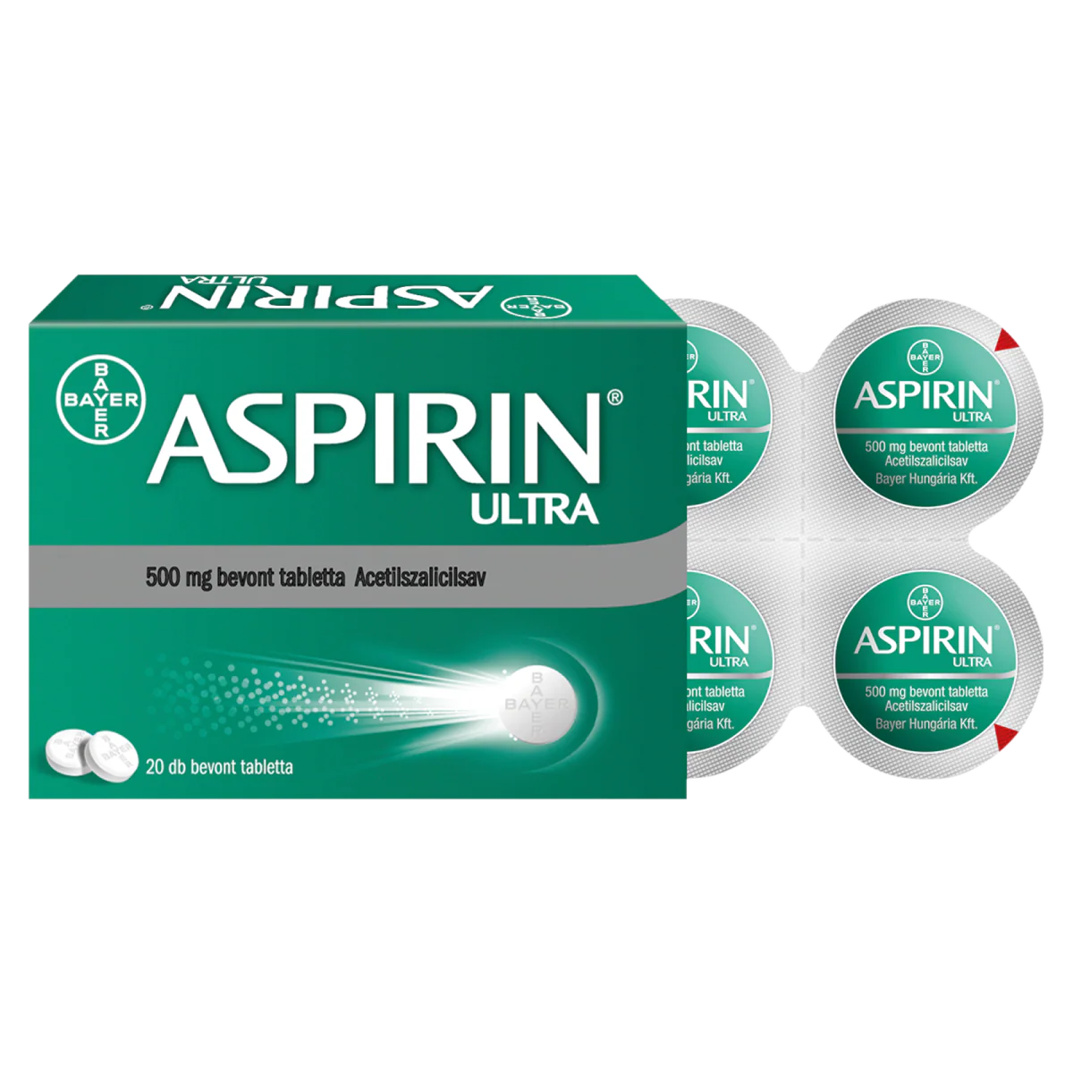 Aspirin Ultra 500 mg bevont tabletta 20 db - Image 9