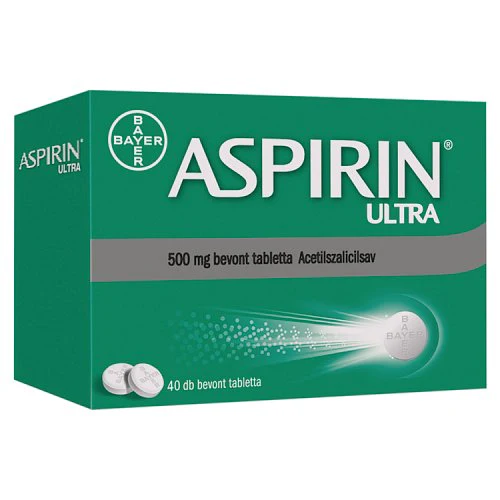 Aspirin Ultra 500 mg bevont tabletta 40 db