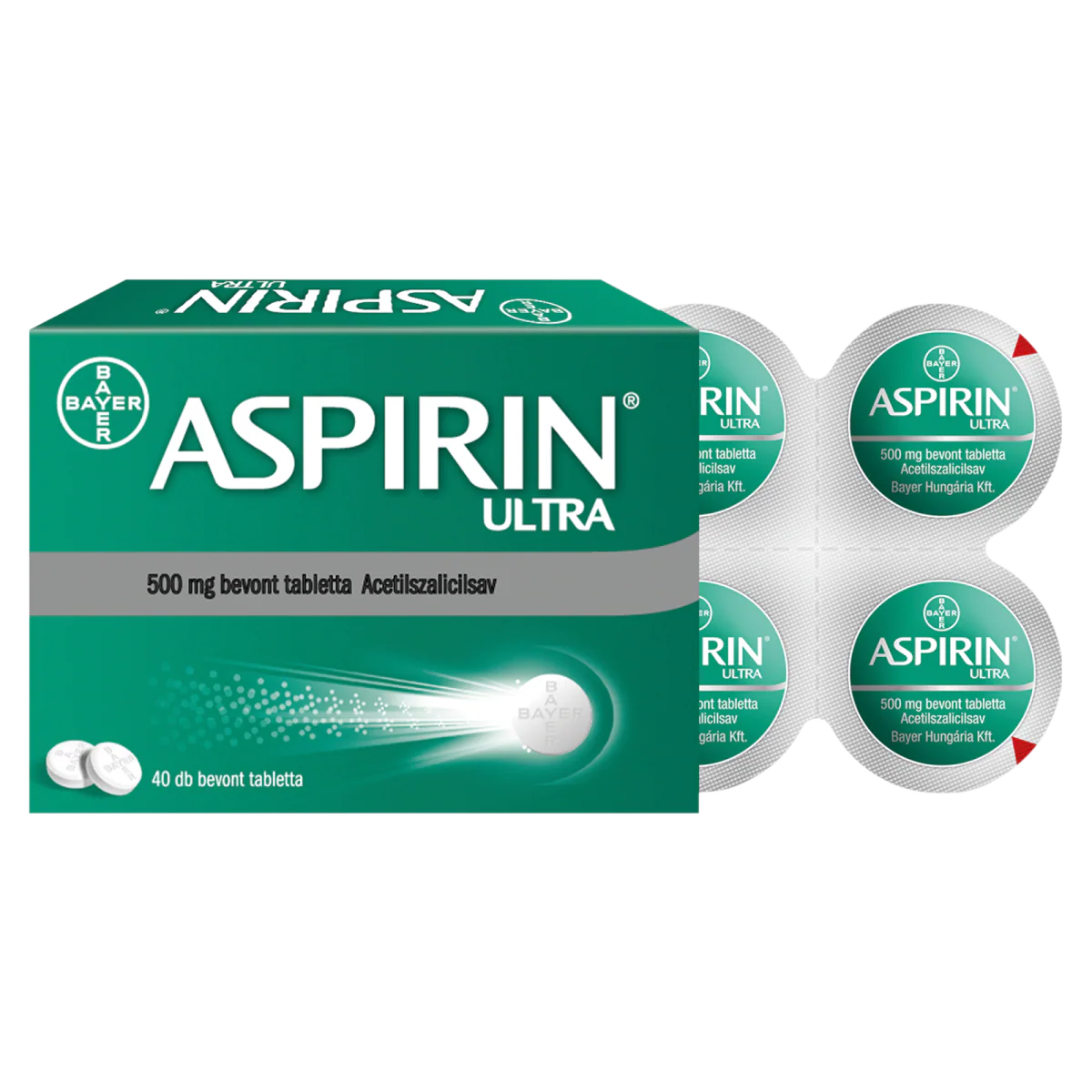 Aspirin Ultra 500 mg bevont tabletta 40 db - Image 17