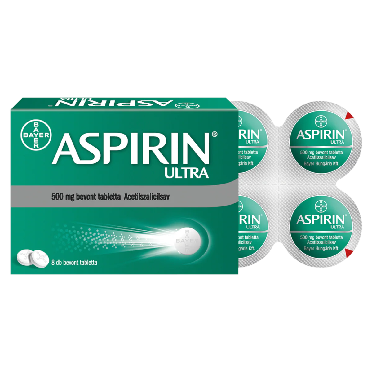 Aspirin Ultra 500 mg bevont tabletta 8 db - Image 8