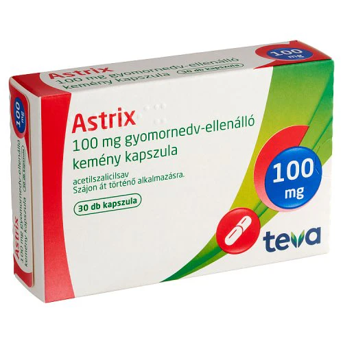 Astrix 100 mg gyomornedv-ellenálló kemény kapszula 30 db - Image 2