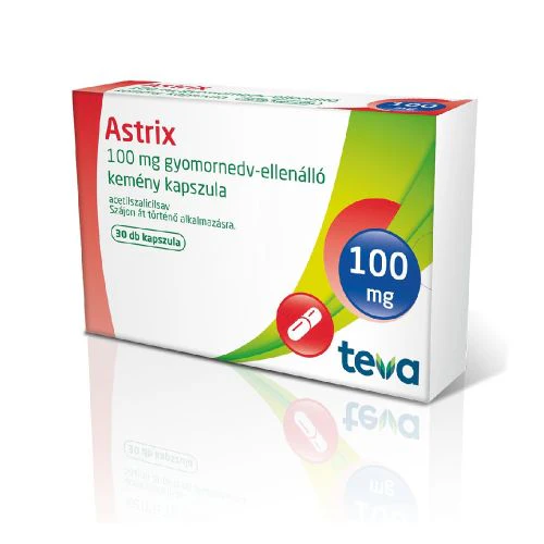 Astrix 100 mg gyomornedv-ellenálló kemény kapszula 30 db - Image 3