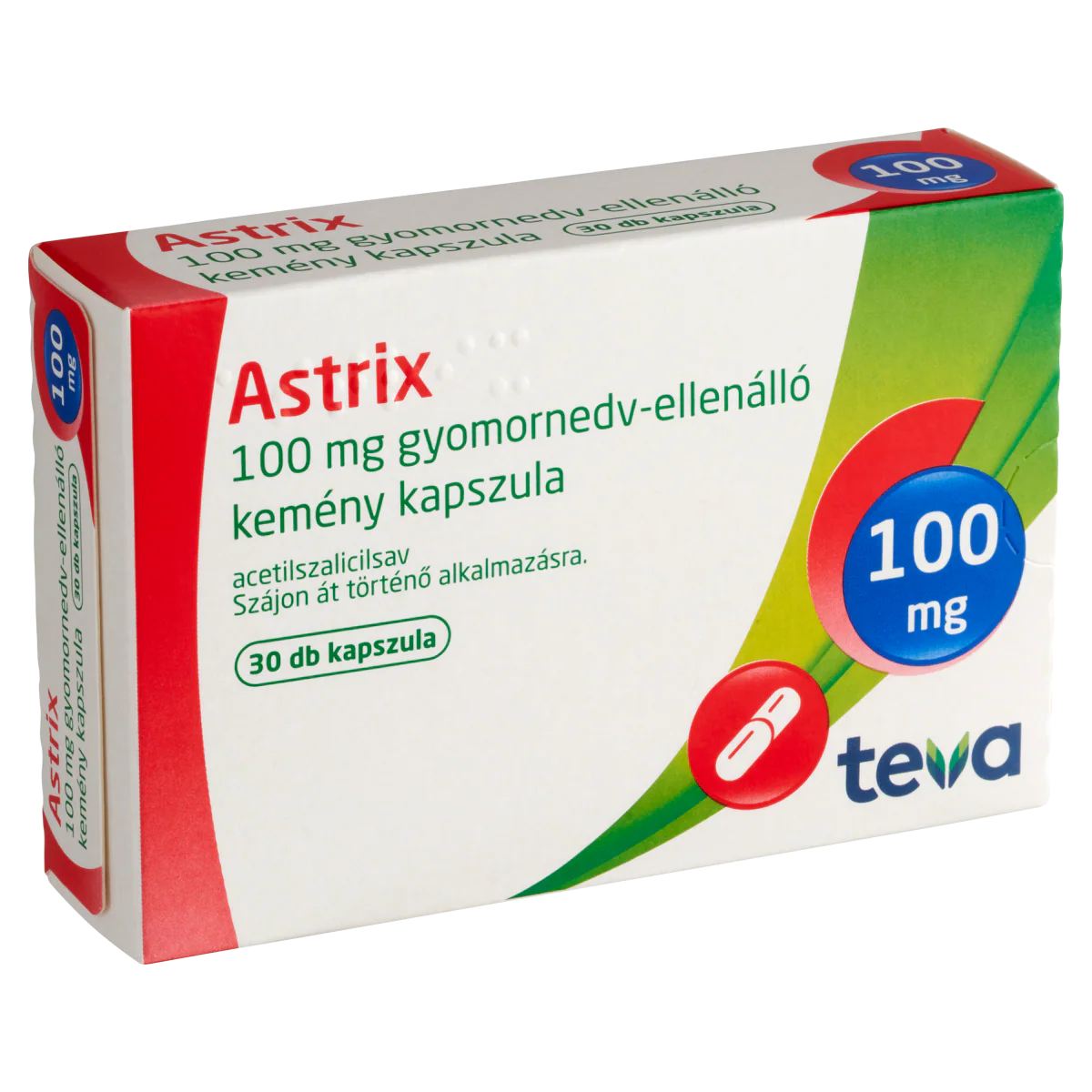 Astrix 100 mg gyomornedv-ellenálló kemény kapszula 30 db - Image 5