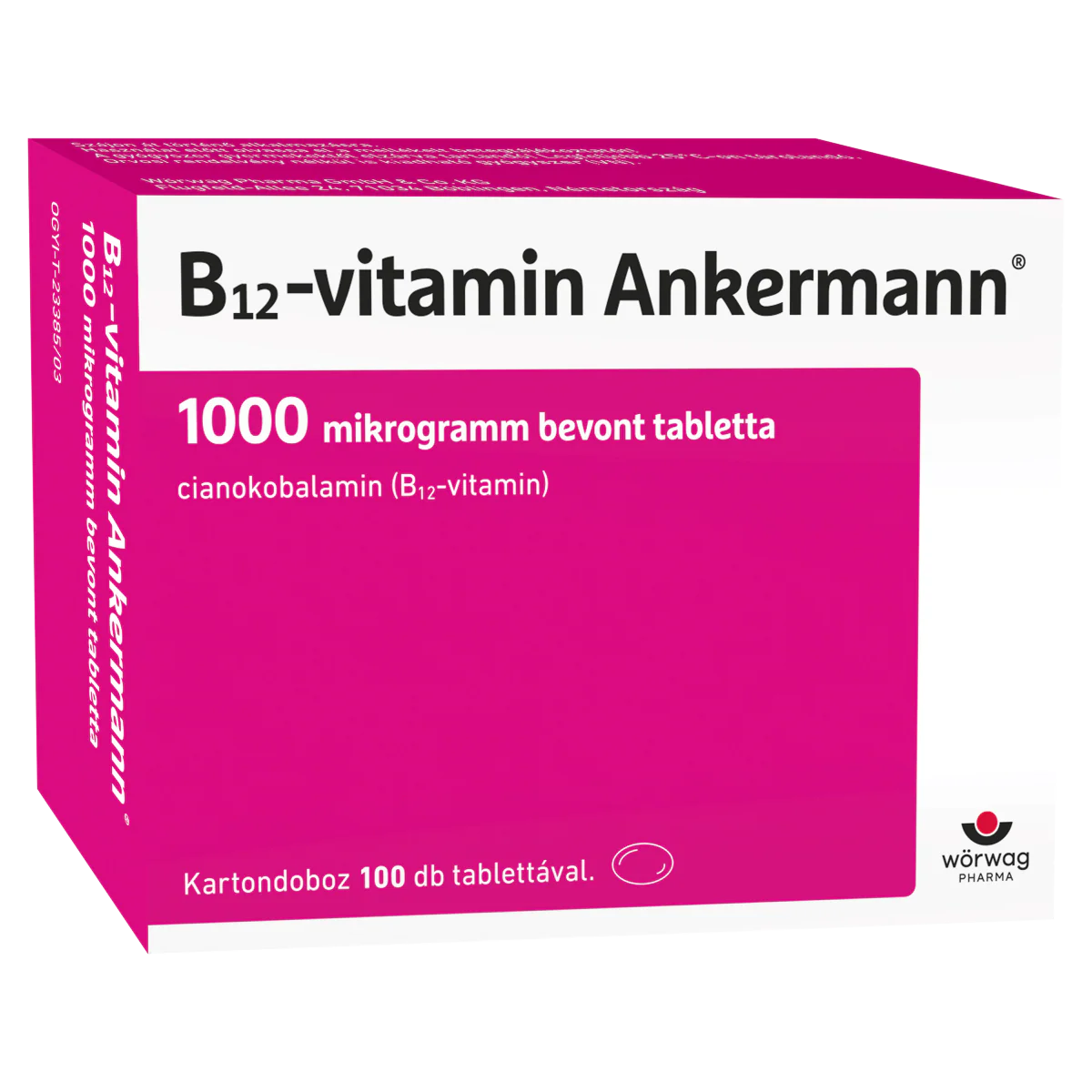 B12-vitamin Ankermann 1000 mcg bevont tabletta 100 db - Image 9