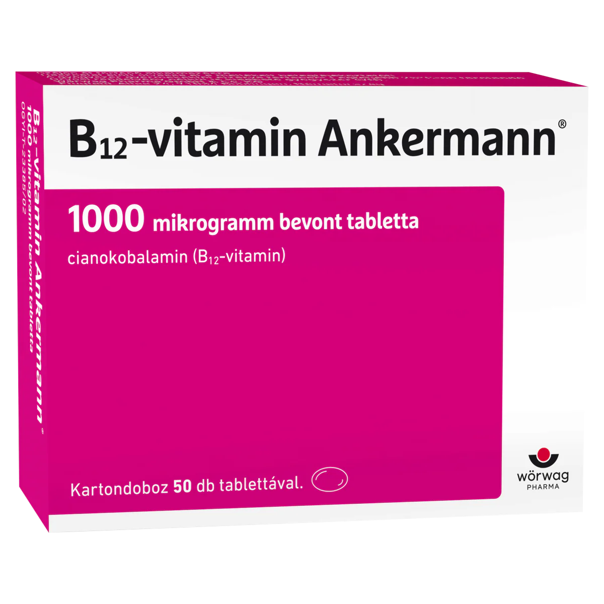 B12-vitamin Ankermann 1000 mcg bevont tabletta 50 db - Image 5
