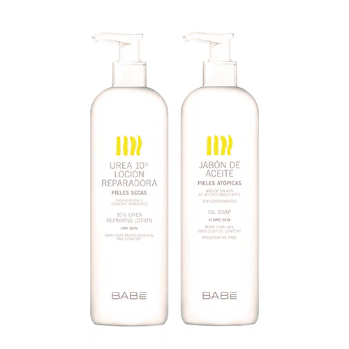Babé Test tusfürdő Omega + 10% urea testápoló 500ml+500ml