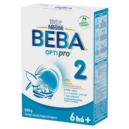 BEBA OPTIpro 2 tejalapú anyatej-kiegészítő tápszer 500g - Image 2