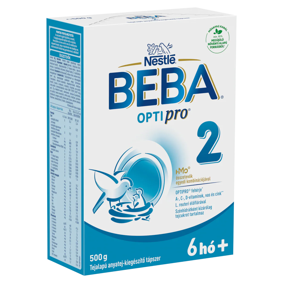 BEBA OPTIpro 2 tejalapú anyatej-kiegészítő tápszer 500g - Image 4
