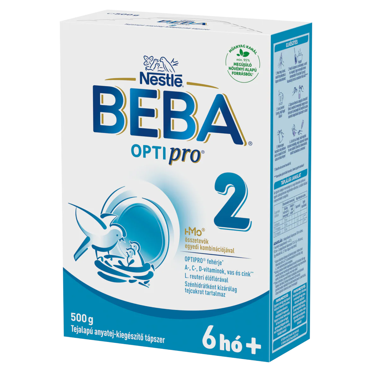 BEBA OPTIpro 2 tejalapú anyatej-kiegészítő tápszer 500g - Image 5