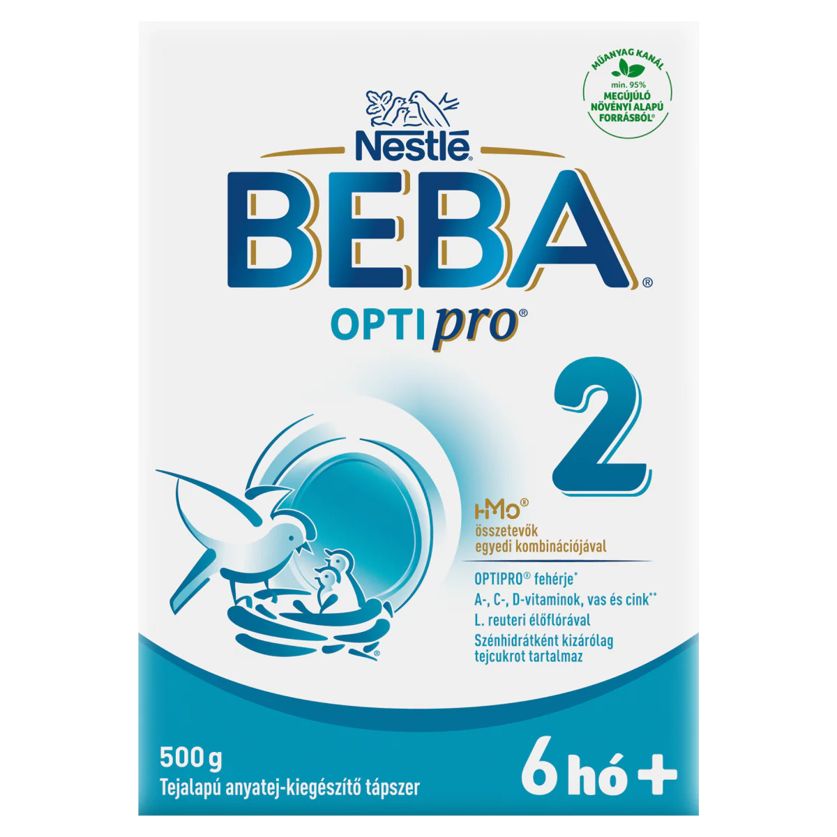 BEBA OPTIpro 2 tejalapú anyatej-kiegészítő tápszer 500g - Image 6