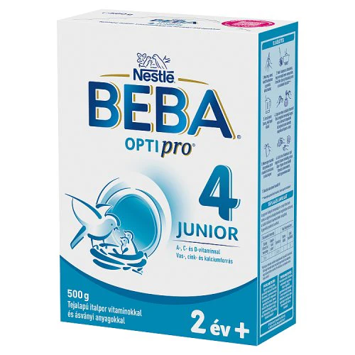 BEBA OPTIpro 4 Junior tejalapú italpor vitaminokkal és ásványi anyagokkal 500g - Image 2
