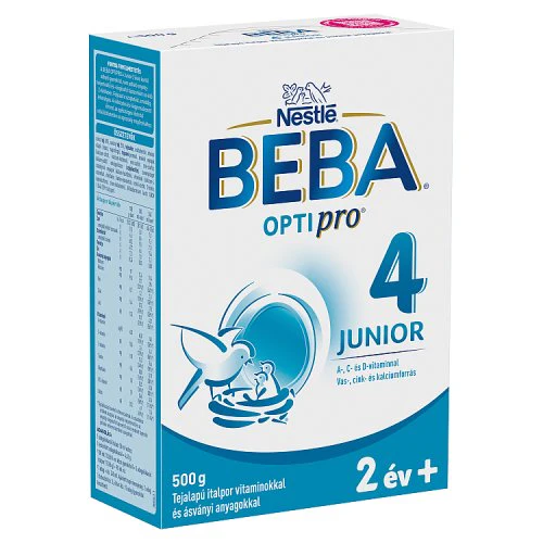BEBA OPTIpro 4 Junior tejalapú italpor vitaminokkal és ásványi anyagokkal 500g - Image 3