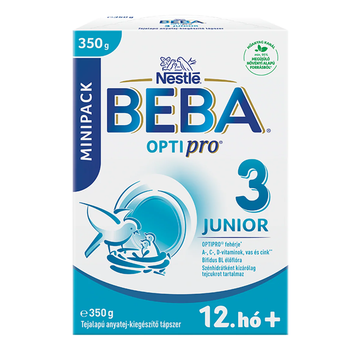 BEBA OPTIpro Junior 1 tejalapú tápszer 12 hónapos kortól (350g) - Image 2