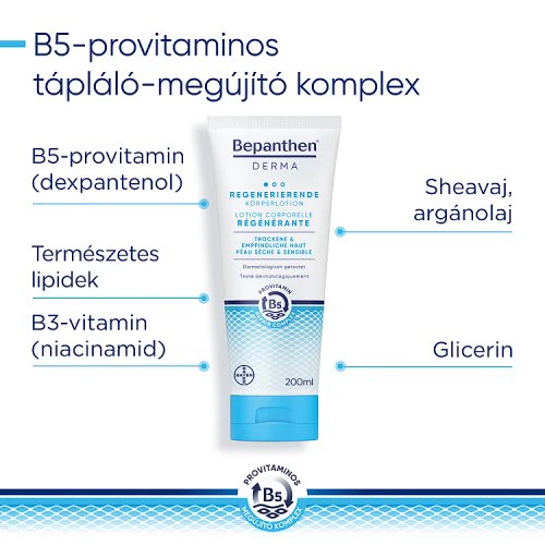 Bepanthen Derma bőrmegújító testápoló 200 ml - Image 3