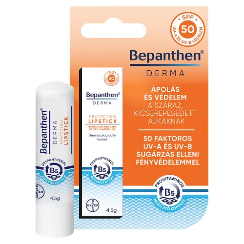 Bepanthen Derma Ajakápoló Stift SPF 50 4,5g