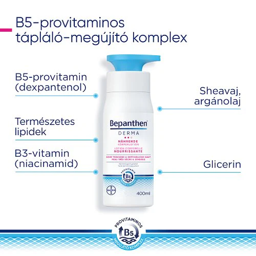 Bepanthen Derma tápláló testápoló 400 ml - Image 3