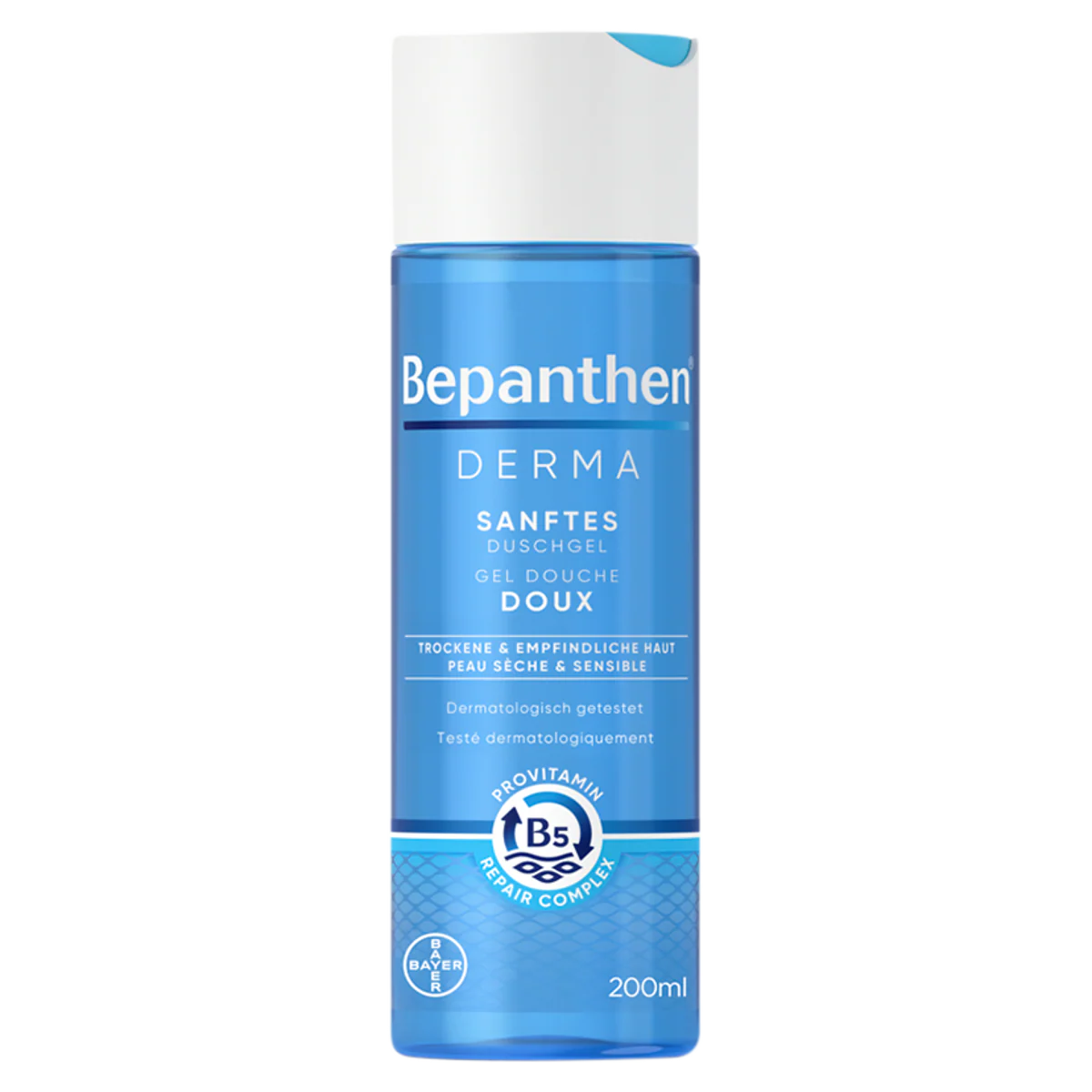 Bepanthen Derma bőrkímélő tusfürdő gél 200 ml - Image 2