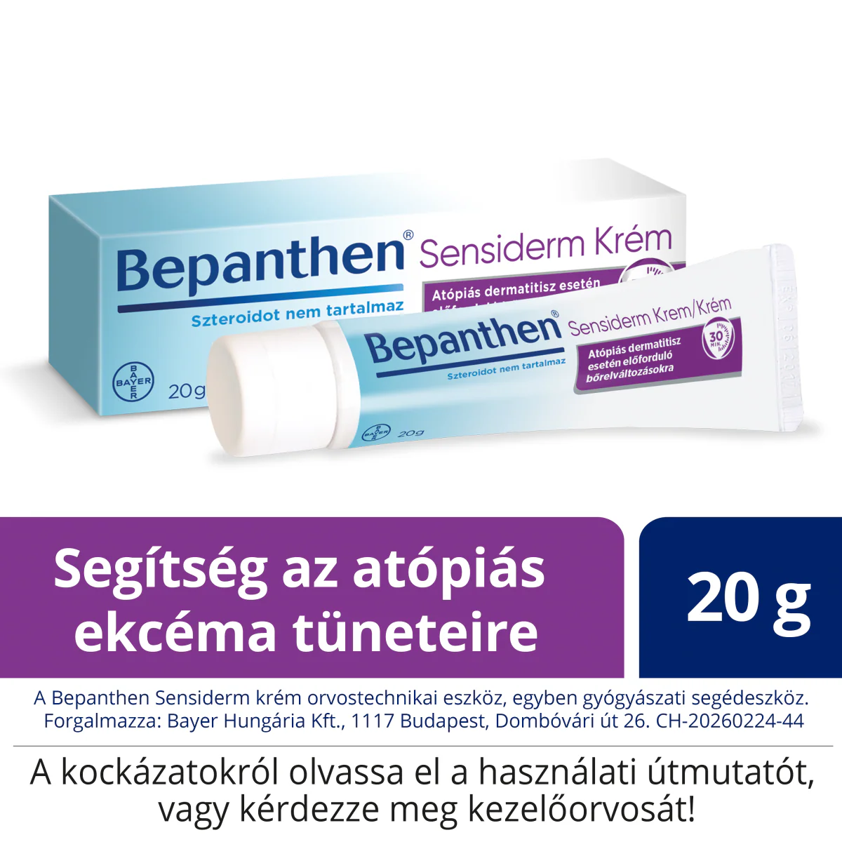 Bepanthen Sensiderm krém 20g - Image 7