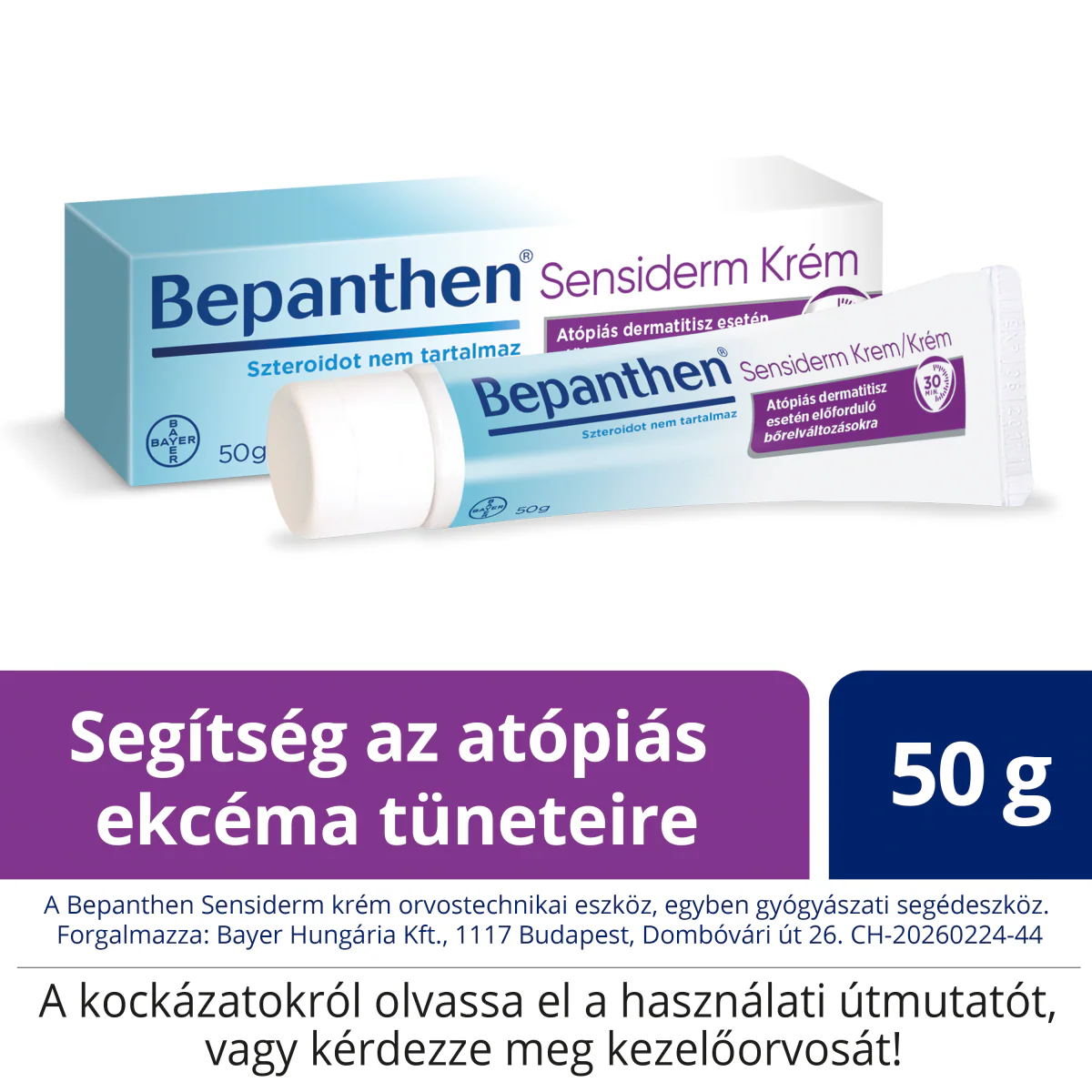 Bepanthen Sensiderm krém 50g - Image 13