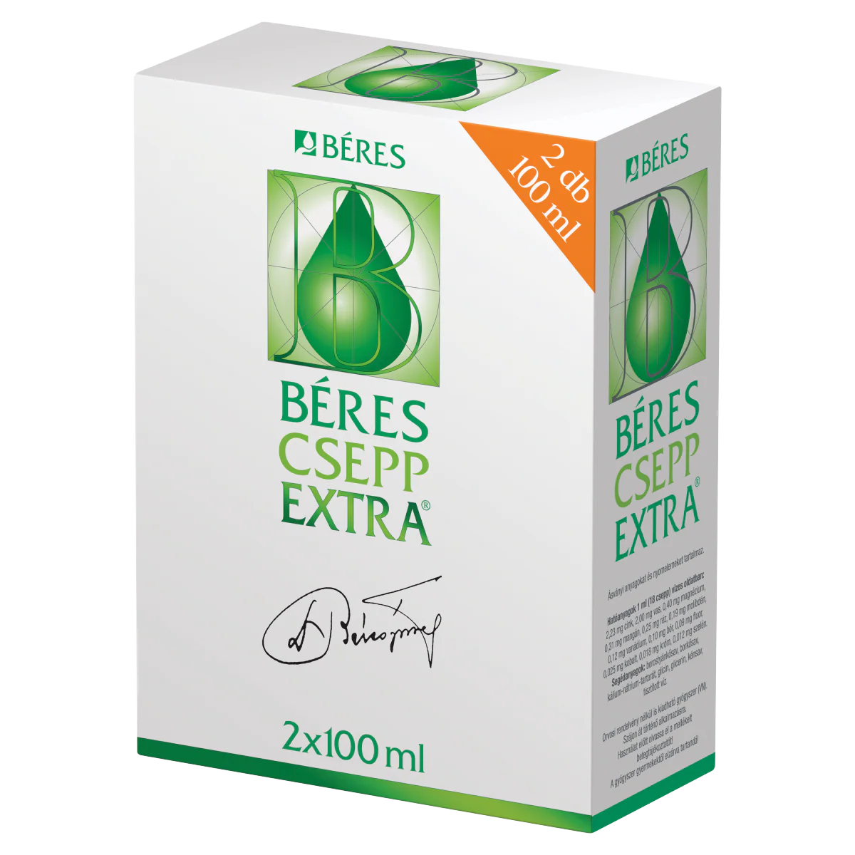 Béres Csepp Extra belsőleges oldatos cseppek 2x100ml - Image 3
