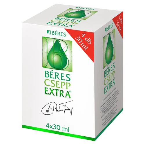 Béres Csepp Extra belsőleges oldatos cseppek 4x30ml - Image 3