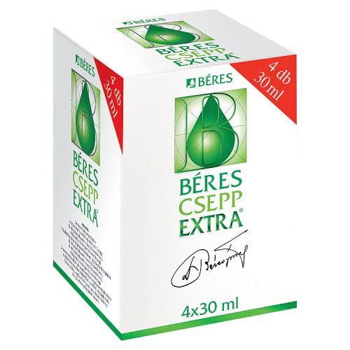 Béres Csepp Extra belsőleges oldatos cseppek 4x30ml - Image 4
