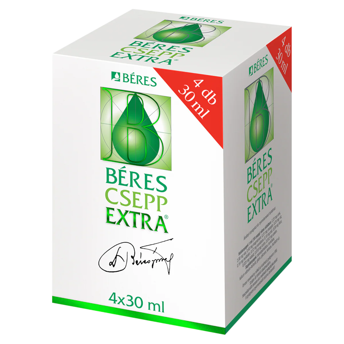 Béres Csepp Extra belsőleges oldatos cseppek 4x30ml - Image 8