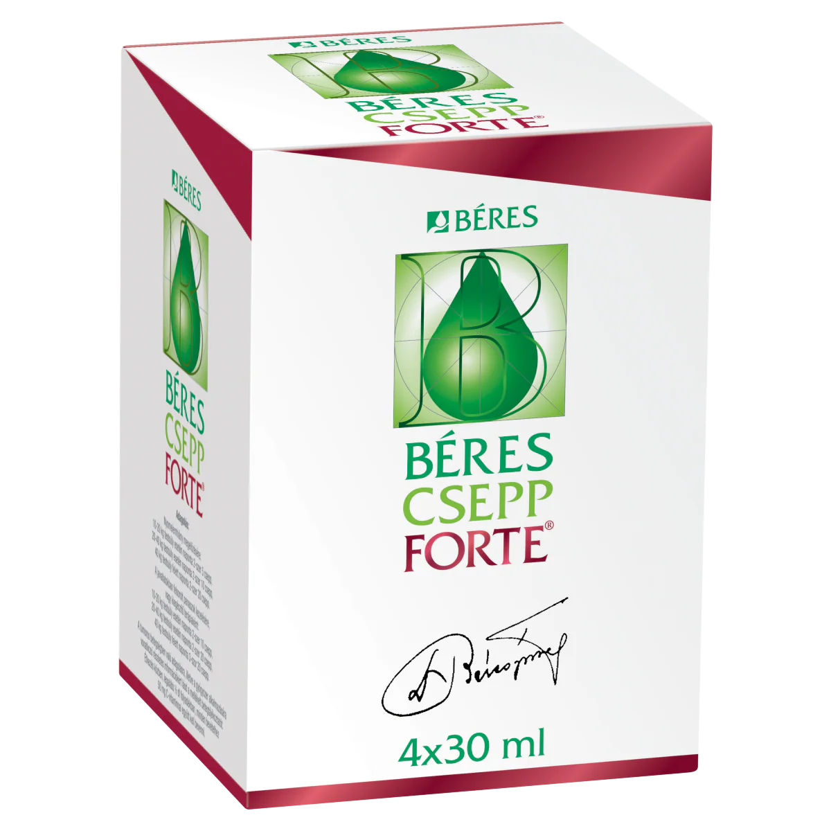 Béres Csepp Forte belsőleges oldatos cseppek 4x30ml - Image 3