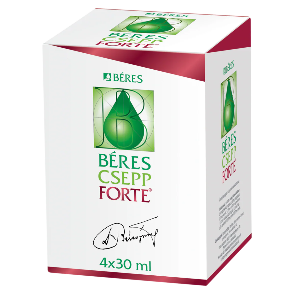 Béres Csepp Forte belsőleges oldatos cseppek 4x30ml - Image 4