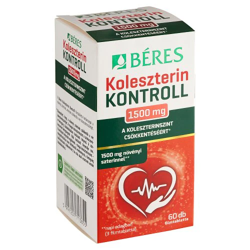Béres Egészségtár Koleszterin Kontroll filmtabletta 60 db - Image 3
