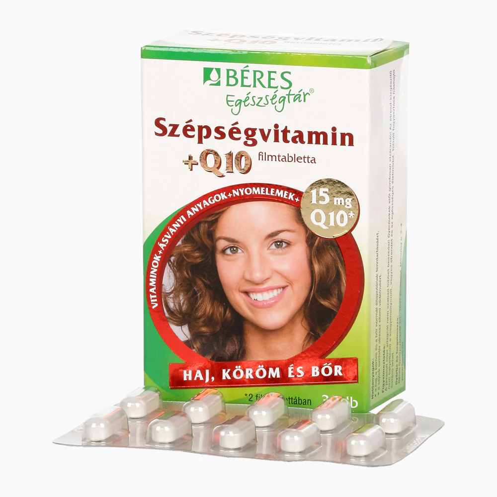 Béres Egészségtár Szépségvitamin Q10 filmtabletta 30 db - Image 2